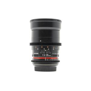 Used Samyang 35mm T1.5 AS UMC II - Canon EF Fit