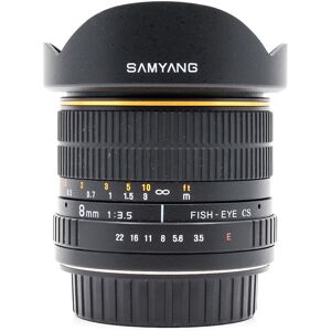 Used Samyang 8mm f/3.5 Fisheye - Canon EF-S Fit