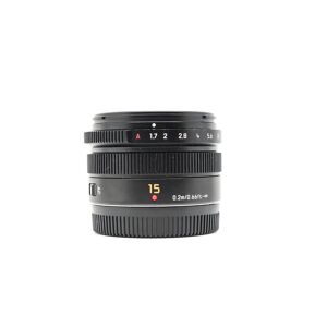 Used Panasonic Leica DG Summilux 15mm f/1.7 ASPH.