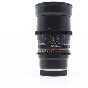 Used Samyang 35mm T1.5 AS UMC II - Sony FE Fit