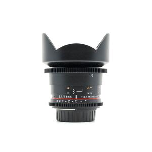 Used Samyang 14mm T3.1 ED AS IF UMC II - Micro Four Thirds Fit