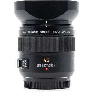 Used Panasonic Leica DG Macro-Elmarit 45mm f/2.8 ASPH. Mega O.I.S.