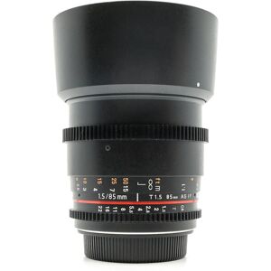 Used Samyang 85mm T1.5 AS UMC II - Canon EF Fit