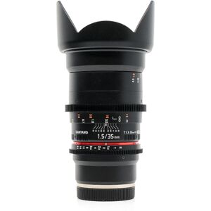 Used Samyang 35mm T1.5 AS UMC II - Sony FE Fit