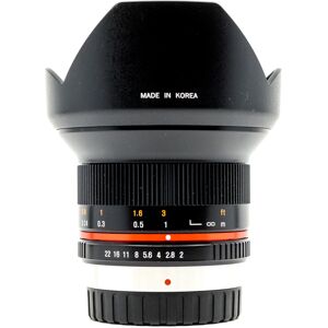 Used Samyang 12mm f/2 NCS CS - Micro Four Thirds Fit