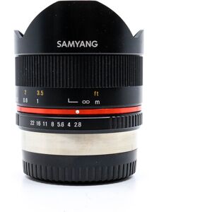 Used Samyang 8mm f/2.8 UMC Fisheye II - Fujifilm X Fit