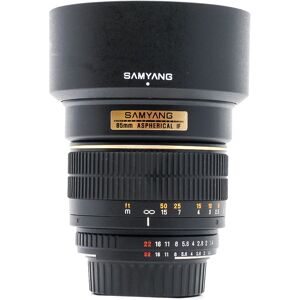 Used Samyang 85mm f/1.4 ASPH IF - Nikon Fit