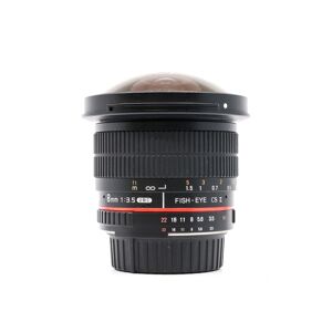 Used Samyang 8mm f/3.5 Fisheye - Nikon Fit