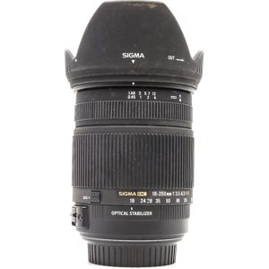 Used Sigma 18-250mm f/3.5-6.3 DC OS HSM - Canon EF-S Fit