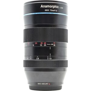 Used Sirui 75mm f/1.8 1.33x Anamorphic - Micro Four Thirds Fit