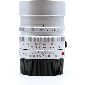 Used Leica 50mm f/1.4 Summilux-M ASPH Silver Chrome [11892]