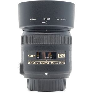 Used Nikon AF-S DX Micro Nikkor 40mm f/2.8G