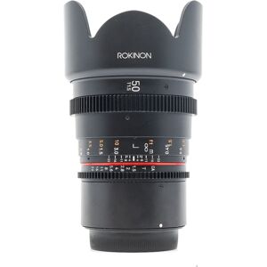 Used Rokinon 50mm T1.5 Cine DSX - Canon RF Fit