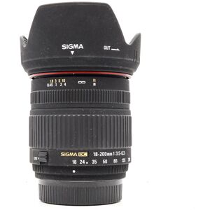 Used Sigma 18-200mm f/3.5-6.3 DC - Nikon Fit