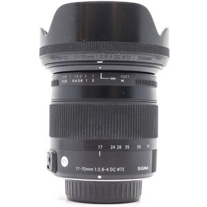 Used Sigma 17-70mm f/2.8-4 DC Macro OS HSM - Nikon Fit