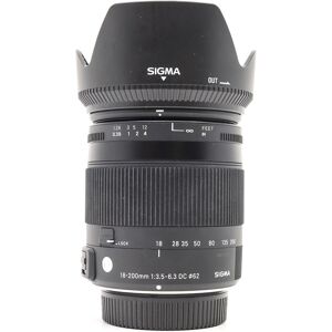 Used Sigma 18-200mm f/3.5-6.3 DC Macro OS HSM Contemporary - Nikon Fit