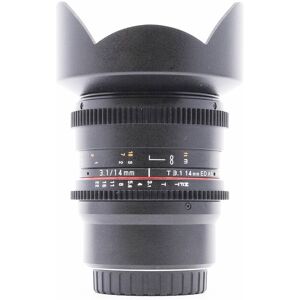 Used Samyang 14mm T3.1 ED AS IF UMC - Micro Four Thirds Fit