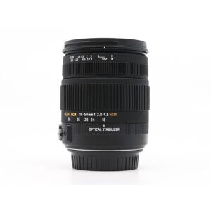 Used Sigma 18-50mm f/2.8-4.5 DC OS HSM - Canon EF-S Fit