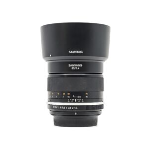 Used Samyang MF 85mm f/1.4 MK2 - Canon EF Fit