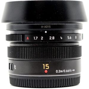 Used Panasonic Leica DG Summilux 15mm f/1.7 ASPH.