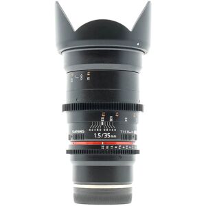 Used Samyang 35mm T1.5 AS UMC II - Sony FE Fit