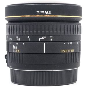 Used Sigma 8mm F/4 EX Fisheye - Canon EF Fit