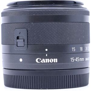 Used Canon EF-M 15-45mm f/3.5-6.3 IS STM