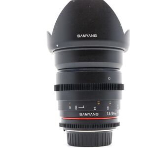 Used Samyang 24mm T1.5 - Nikon Fit