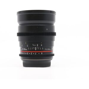 Used Samyang 24mm T1.5 - Canon EF Fit