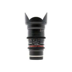 Used Samyang 35mm T1.5 AS UMC II - Sony FE Fit