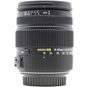 Used Sigma 18-125mm f/3.8-5.6 DC OS HSM - Canon EF-S Fit