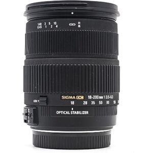 Used Sigma 18-200mm f/3.5-6.3 DC OS - Canon EF-S Fit