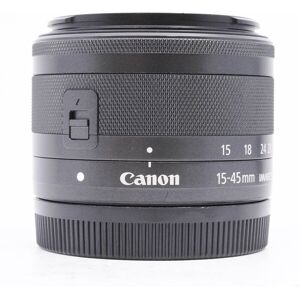 Used Canon EF-M 15-45mm f/3.5-6.3 IS STM