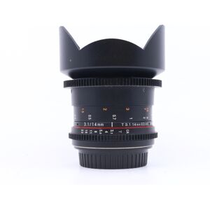 Used Samyang 14mm T3.1 ED AS IF UMC II - Canon EF Fit