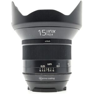 Used Irix Blackstone 15mm f/2.4 - Canon EF Fit