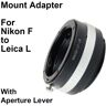 Bicaco Nik F - L For Nikon F - Leica L Mount Adapter Ring Nik F-TL F-SL Nikon G for Lei