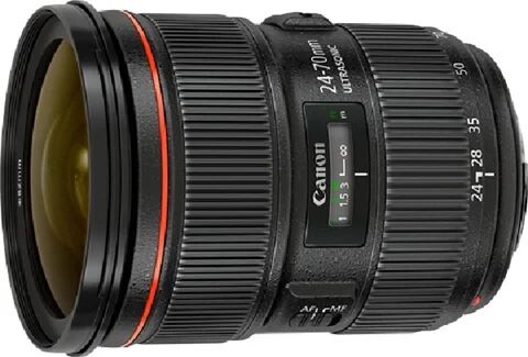 Refurbished: Canon EF 24-70mm f/4L IS USM Black Lens