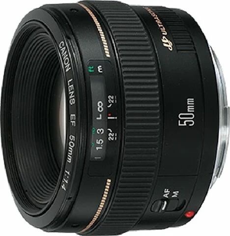 Refurbished: Canon EF 50mm f/1.4 USM Black Lens
