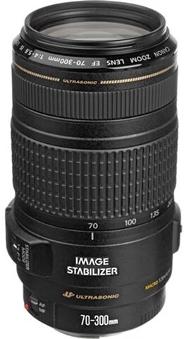 Refurbished: Canon EF 70-300mm f/4-5.6 IS USM Black Lens