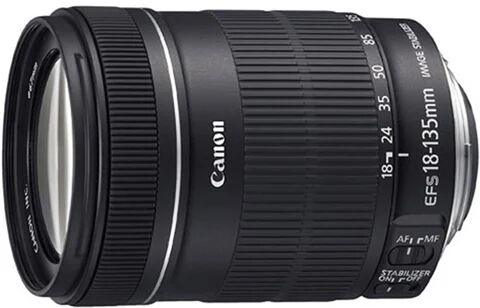 Refurbished: Canon EF-S 18-135mm f/3.5-5.6 IS Black Lens