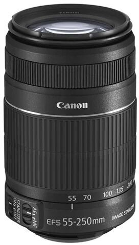 Refurbished: Canon EF-S 55-250mm f/4-5.6 IS II Black Lens