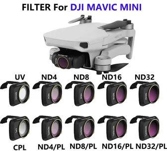 DJI Mavic Mini Camera Lens ND/PL Polarizing Filter Kit MCUV ND4 ND8 ND16 ND32 CPL For DJI Mavic Mini Drone Accessories