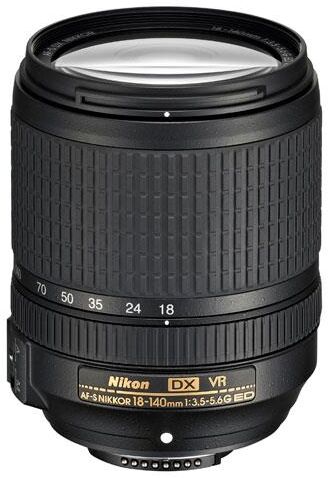 Nikon AF-S DX Nikkor 18-140mm f/3.5-5.6G ED VR Lens