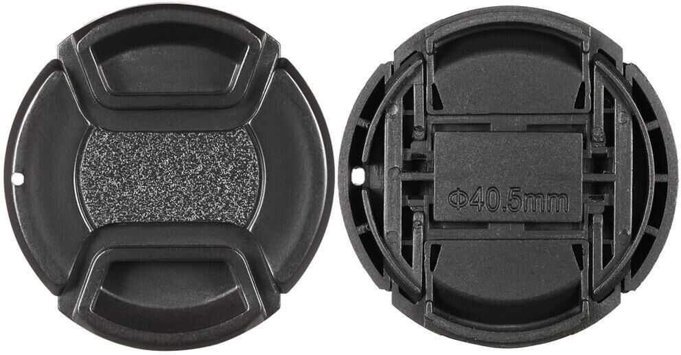 TOMTOP JMS 40.5mm Center Pinch Snap-on Lens Cap Cover Keeper Holder for Canon Nikon Sony Olympus DSLR Camera