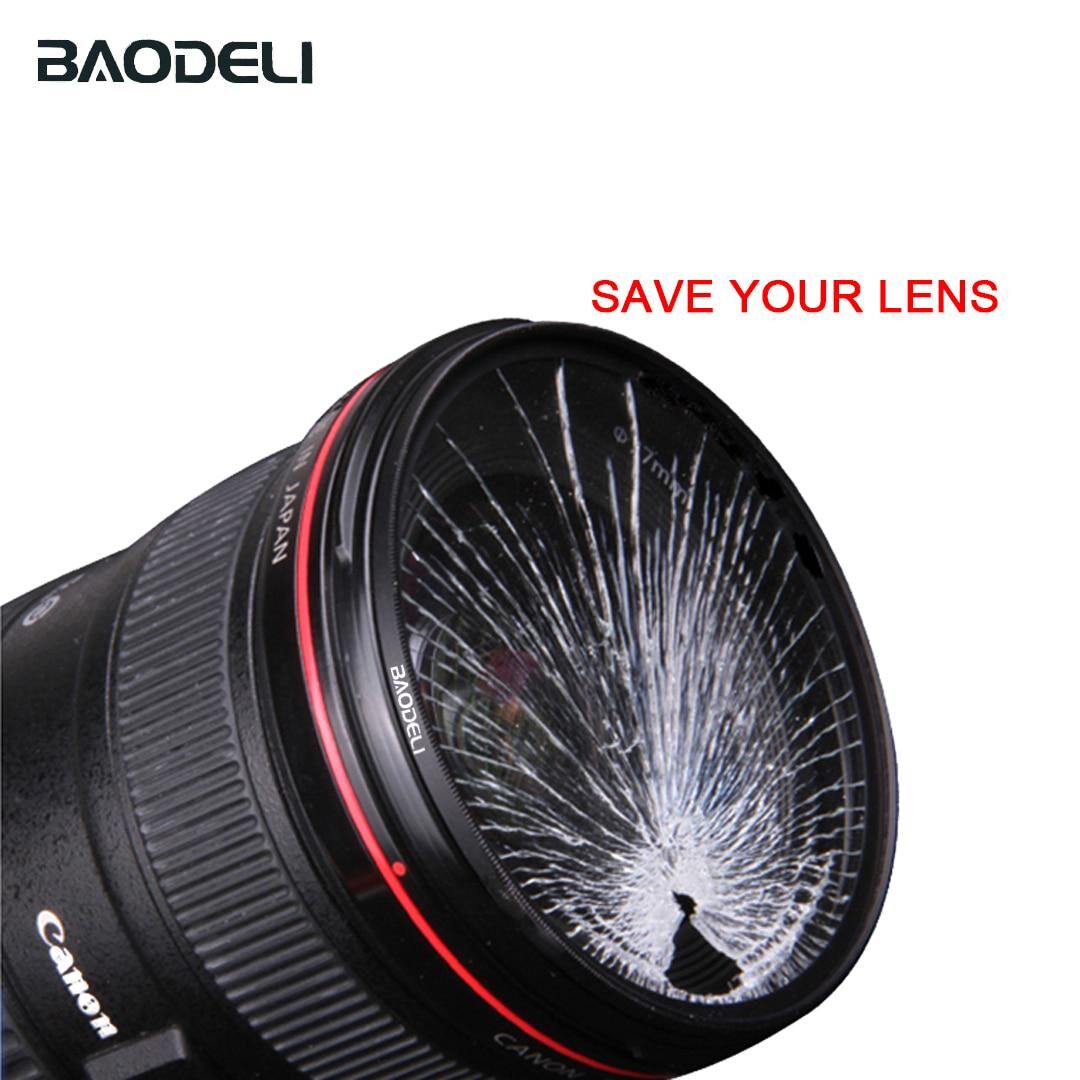 Myglove - Electronic spare parts BAODELI Uv Filter 37 40.5 43 46 49 52 55 58 62 67 72 77 82 mm for Camera Lens Canon Nikon Sony