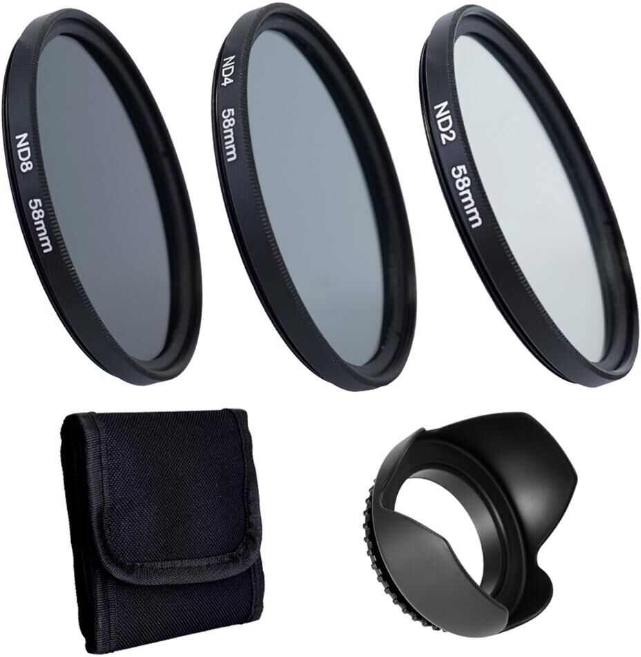 TOMTOP JMS Professional Camera Lens Filters Kit Lens Hood For Canon Camera Dslr Photography Accessories