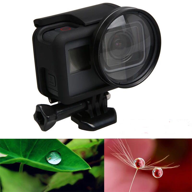 Furnishings 52mm Magnifier Accessories 10X Macro Magnification Close Up Lens Filter for Go Pro Gopro Hero6 5 Action Camera