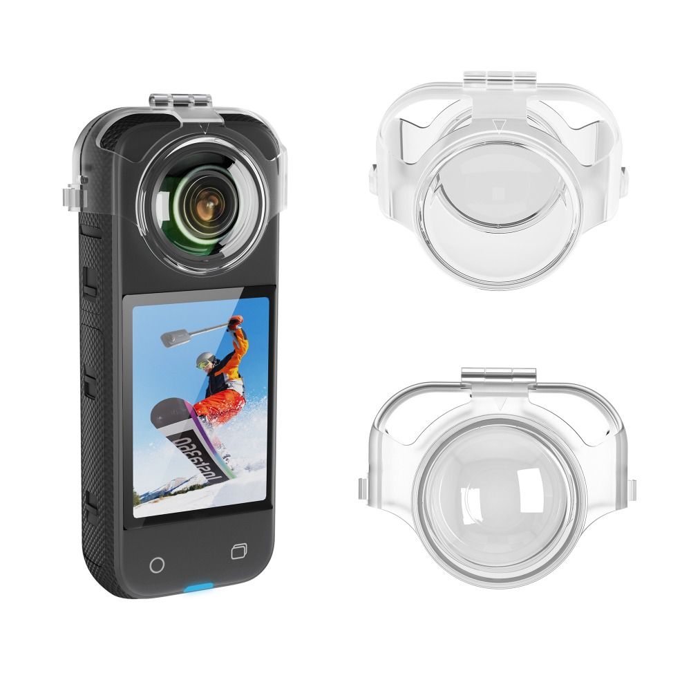 DZrudundianzi Action Camera Protective Cap Case Lens Cover Transparent Protector Lens Guard