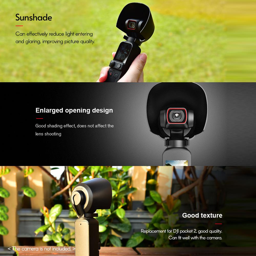 TOMTOP JMS STARTRC Multifunctional Camera Accessories Kit Lens Protective Cover + Lens Sun Hood + Adapter