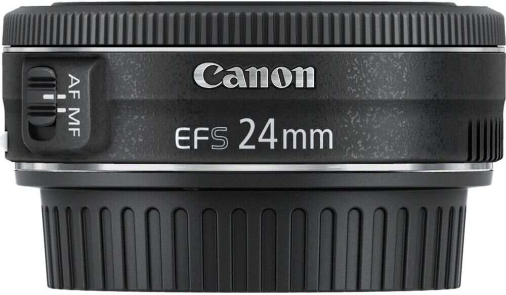 CANON EF-S 24 mm f/2.8 STM Pancake Lens, Black